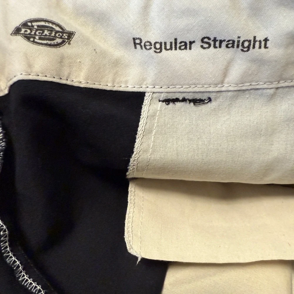 Dickies Regular Straight Cargo Pants Black 36x32 EUC - Picture 8 of 9